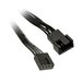 Kolink 4-pins PWM-verlengkabel 30 cm - zwart