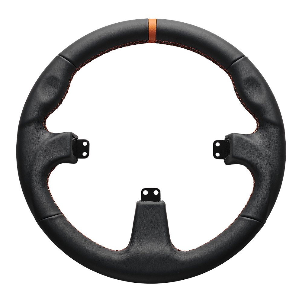 Asetek Round Black Leather Rim