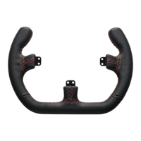 Asetek Open D Black Leather Rim