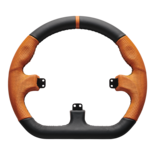 Asetek Closed D Orange Leather Rim