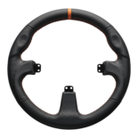 Asetek Round Black Leather Rim